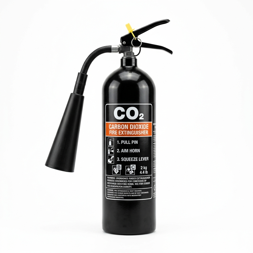 Extintor CO2 - extintor aprovado bombeiros